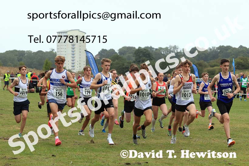 Mens and Womens Under-17s, 2024 Sunderland XC Relays.  Photo: David T. Hewitson/Sports for All Pics